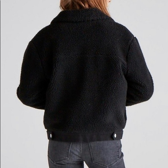 NWT - Lucky Brand Women’s Sherpa Trucker Teddy Jacket - Picture 3 of 12